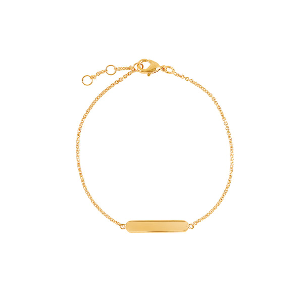 Gold Vermeil Bar Bracelet