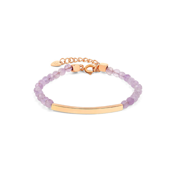 Gold and amethyst on sale bracelet