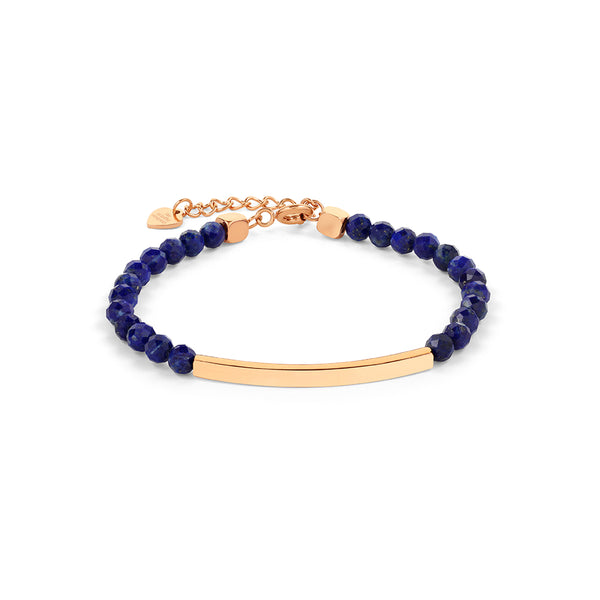 Lapis Lazuli Bracelet in Rose Gold