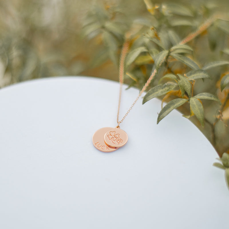 Rose Gold Luck Necklace